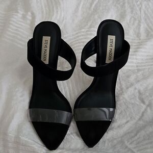 STEVE MADDEN BLK NUBUCK 9.5